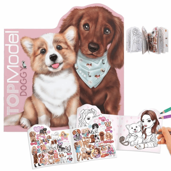 Top Model Doggy Libro para Colorear Depesche 12714