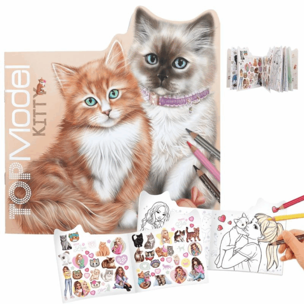 Top Model Kitty Libro para Colorear Depesche 12713