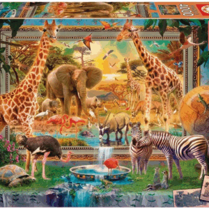 Puzzle 4000 Volviendo de la Sabana Educa 19285