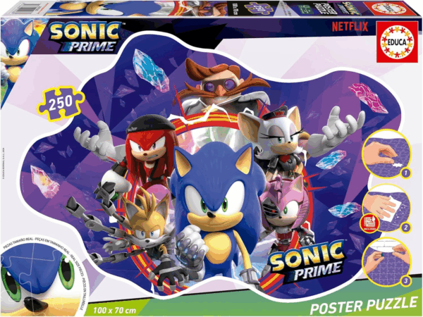 Puzzle Sonic Prime Poster 250 pz Educa 20026