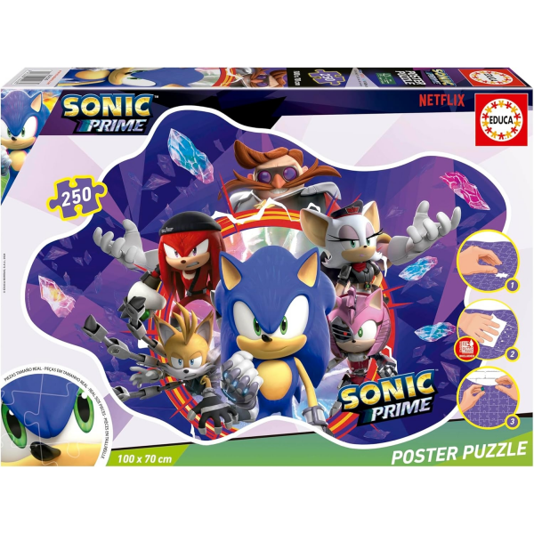 Puzzle Sonic Prime Poster 250 pz Educa 20026
