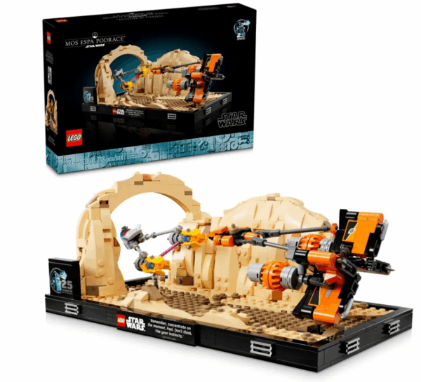 Lego Diorama Carrera de vainas de Mos Espa Star Wars 75380