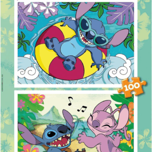 Puzzle 2x100 Stitch Educa 19998