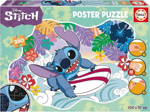 Puzzle Poster 250 piezas Stitch Educa 19963
