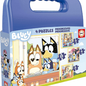Maleta Puzzles Progresivos Bluey Educa 19830
