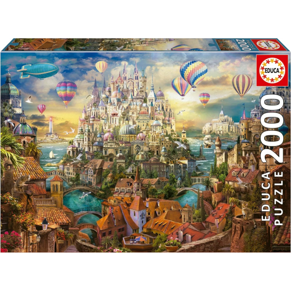 Puzzle 2000 piezas Ciudad de los Sueños Educa 19944