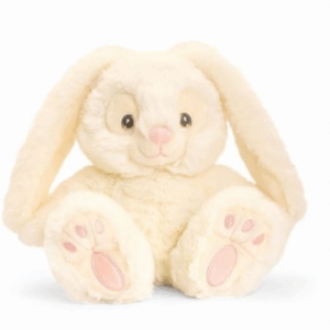 Keel Toys Peluche Conejo Patchfoot beig con orejas caídas 22 cm Keeleco