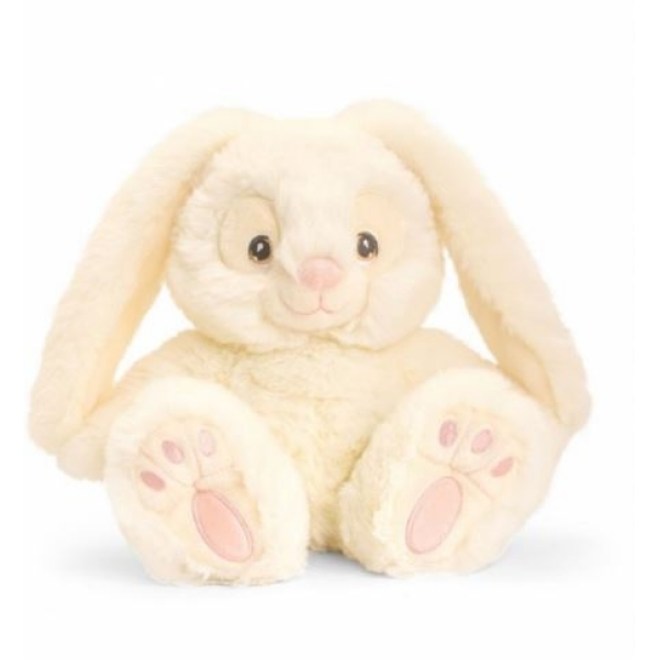 Keel Toys Peluche Conejo Patchfoot beig con orejas caídas 22 cm Keeleco