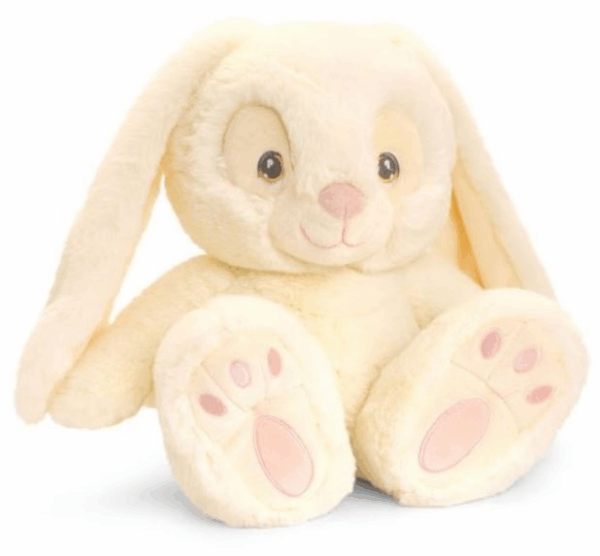 Keel Toys Peluche Conejo Patchfoot beig con orejas caídas 30 cm Keeleco