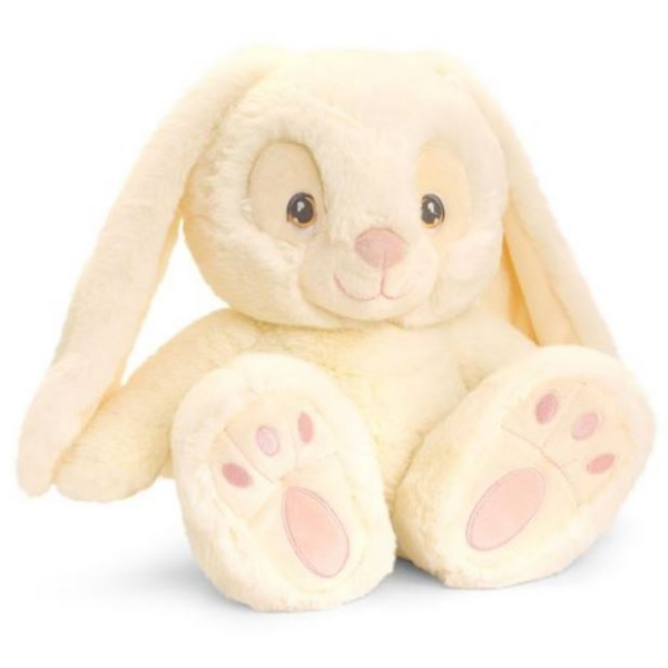 Keel Toys Peluche Conejo Patchfoot beig con orejas caídas 30 cm Keeleco