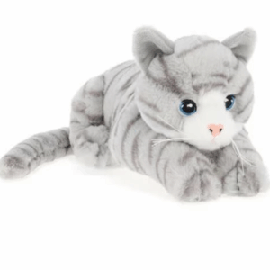 Keel Toys gatito de peluche 22 cms gris Keeleco