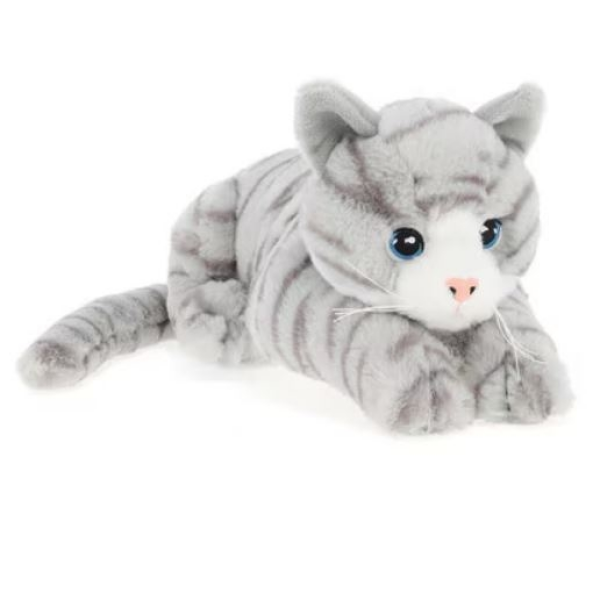 Keel Toys gatito de peluche 22 cms gris Keeleco