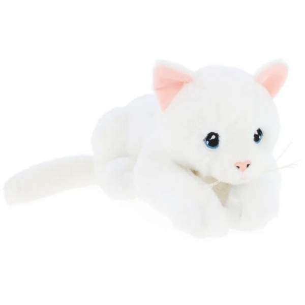Keel Toys gatito de peluche 22 cms blanco Keeleco