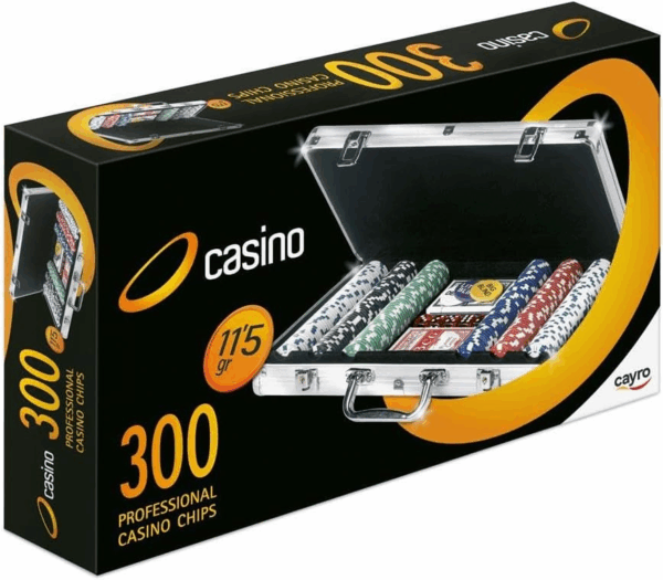 Maletin 300 fichas de poker Cayro 300