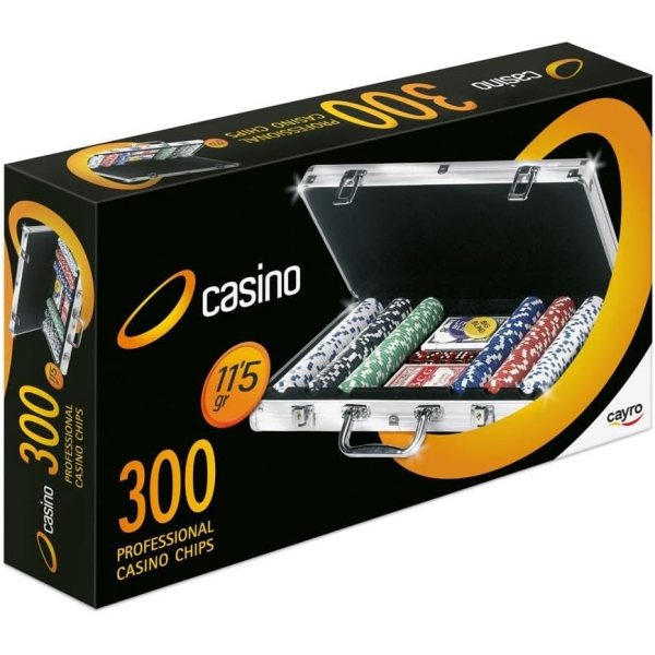Maletin 300 fichas de poker Cayro 300