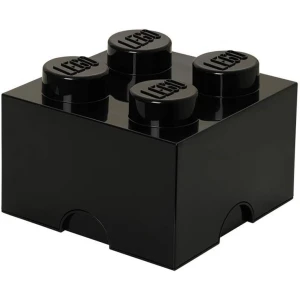 Caja de Almacenaje Lego Brick 4 Color Negro