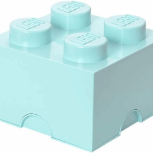 Caja de Almacenaje Lego Brick 4 Azul Claro