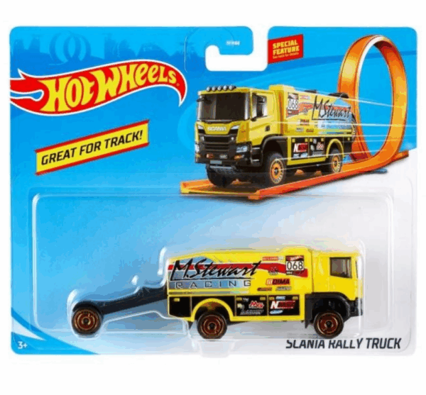 Hot Wheels camiones Scania Rally Truck Mattel GKC33