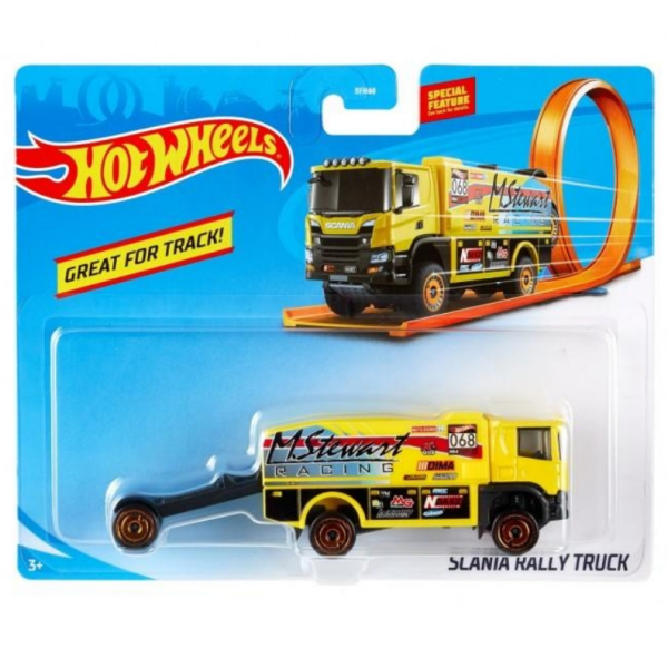 Hot Wheels camiones Scania Rally Truck Mattel GKC33