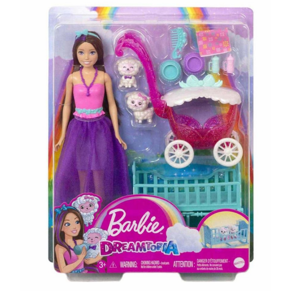 Barbie Dreamtopia Skipper juego de niñera Mattel HLC29