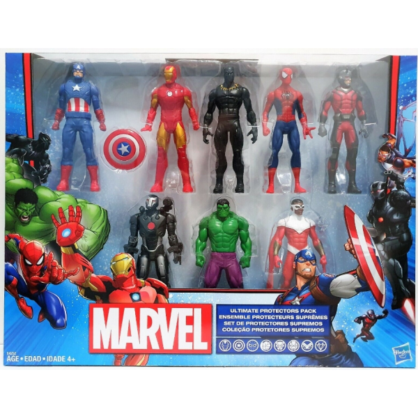 Marvel Avengers Protectors Pack de 8 figuras 15 cm Hasbro E4252
