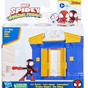 Marvel Spidey y sus increíbles amigos City Blocks Miles Morales: Spider-Man City Bank, Hasbro F8362