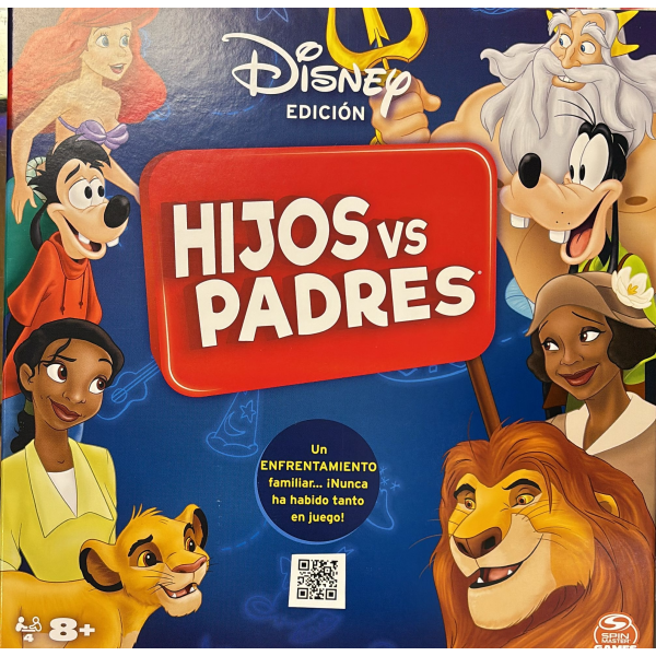 Hijos contra Padres edicion Disney juego de mesa Spin Master 20148606