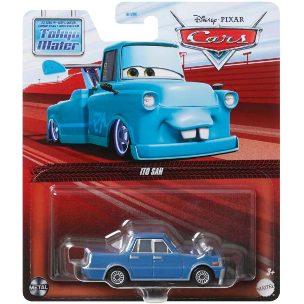 Cars Disney coche ITO SAN 1:55 Scale Mattel