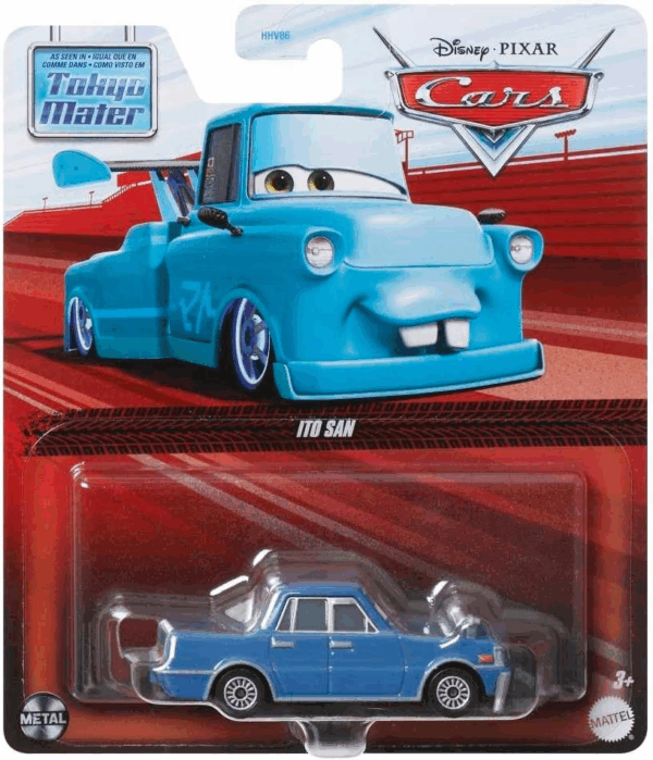 Cars Disney coche ITO SAN 1:55 Scale Mattel