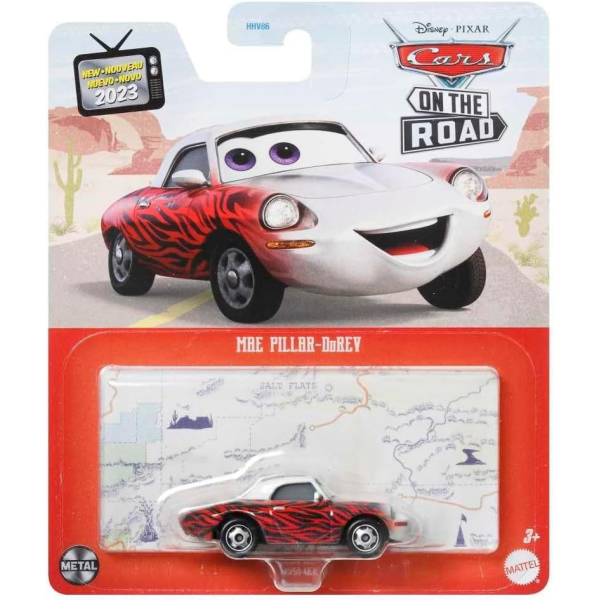 Cars Disney Mae Pillar-DuRev coche HKY50 Mattel