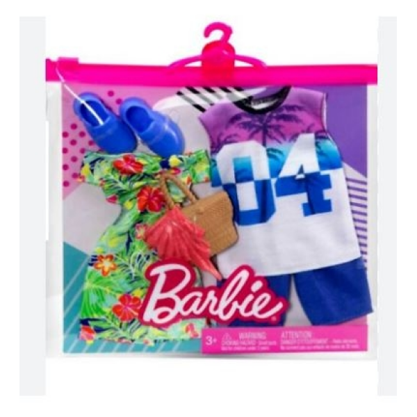Barbie vestidos y complementos de Barbie y Ken Mattel HBV72