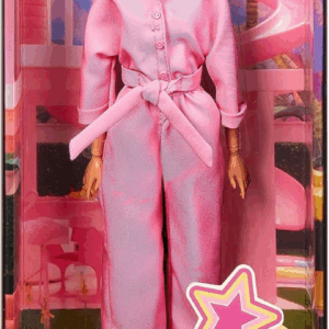 Barbie The Movie, Margot Robbie, Mono de Vestir Rosa, Gafas de Sol y pañuelo en el Pelo Mattel RF29