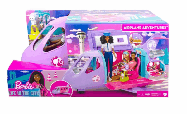 Barbie Avion de Aventuras Mattel HCD49