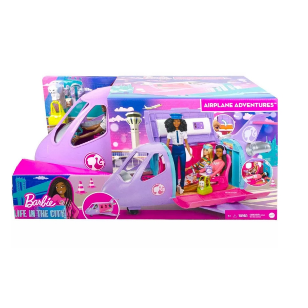 Barbie Avion de Aventuras Mattel HCD49