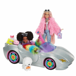 Set Muñecas Brbie Extre, vehículo y accesorios Mattel HKB01