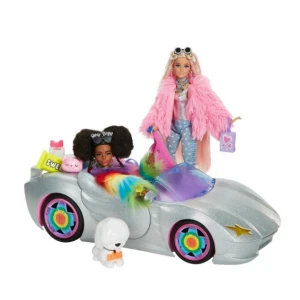 Set Muñecas Brbie Extre, vehículo y accesorios Mattel HKB01
