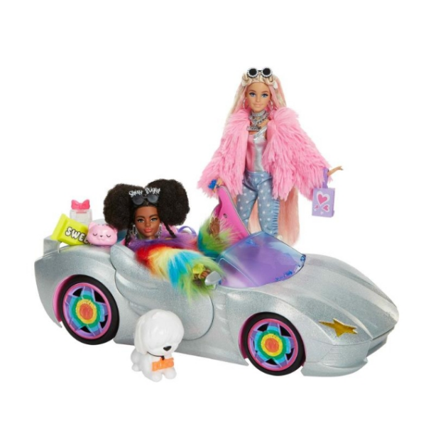 Set Muñecas Brbie Extre, vehículo y accesorios Mattel HKB01