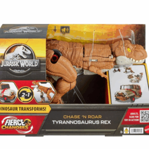 Tyranosaurus Rex Transformer atrapa y ruge Jurassic World Mattel HPD38