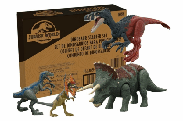 Jusassic Wold Conjunto 4 Dinosaurios Mattel HJJ85