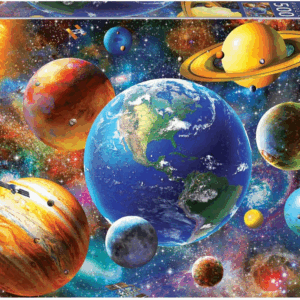 Puzzle 500 piezas sistema solar Educa 18449