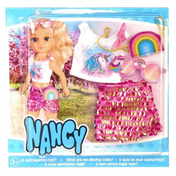 Nancy Vestido Un dia con Look Unicornio Famosa