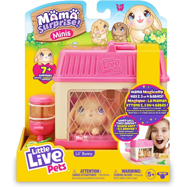 Little Live Pets Mama Surptise Minis Lil Bunny Famosa