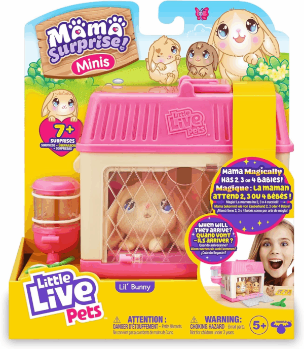Little Live Pets Mama Surptise Minis Lil Bunny Famosa