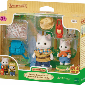 Set exploradores Hermano y bebe Gato Familia Sylvanian 5763