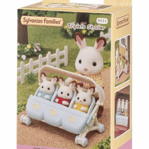 Carrito Trillizos Familia Sylvanian 5533