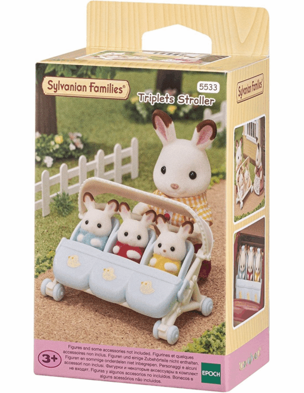 Carrito Trillizos Familia Sylvanian 5533