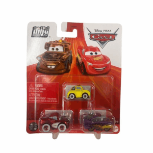 CArs Mini Racers 3 vehiculos Ray McQueen Aerodinamico Luigi Ramone Mattel HXY64