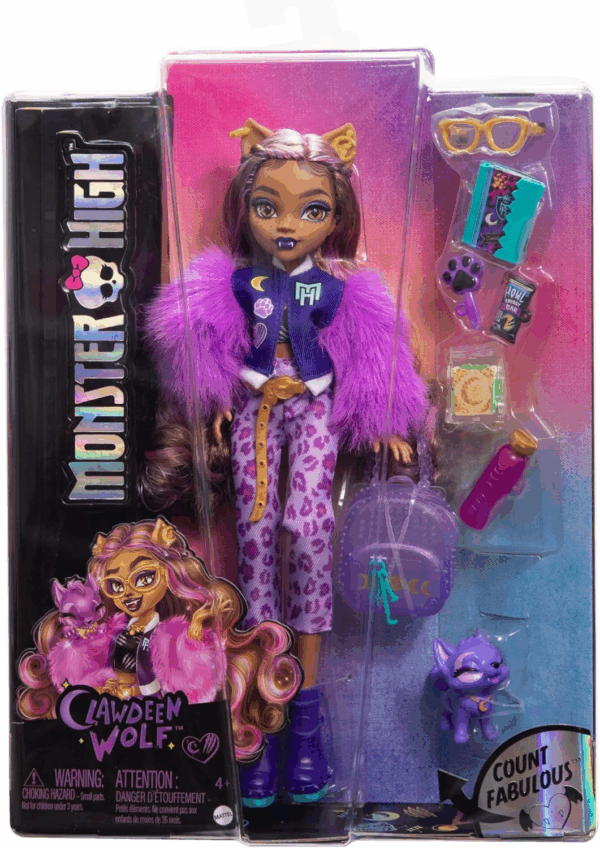 Monster High Clawdeen Wolf Mattel HRP65