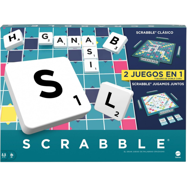 Scrable Original 2 juegos en 1 Mattel HXV99