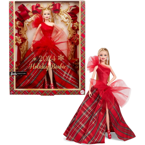 Barbie Signature Holiday Rubia Mattel HRM61